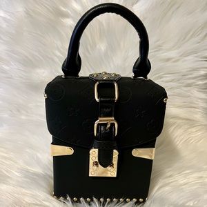 Black/Gold Box Bag